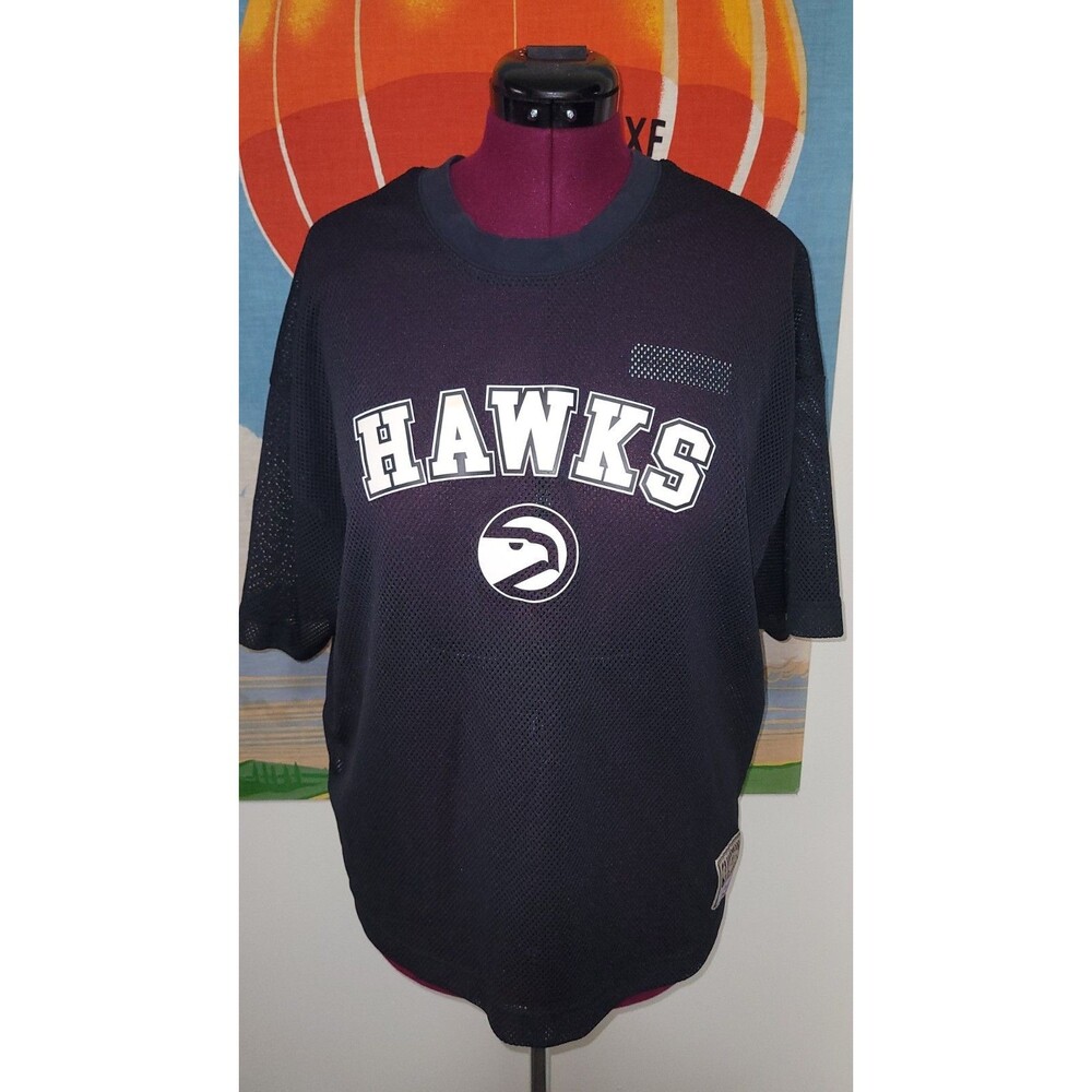 Mitchell & Ness Authentic NBA Atlanta Hawks Black Jersey Men's OS